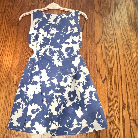 abercrombie and fitch stretch cotton cutout mini dress - Picture 2 of 6